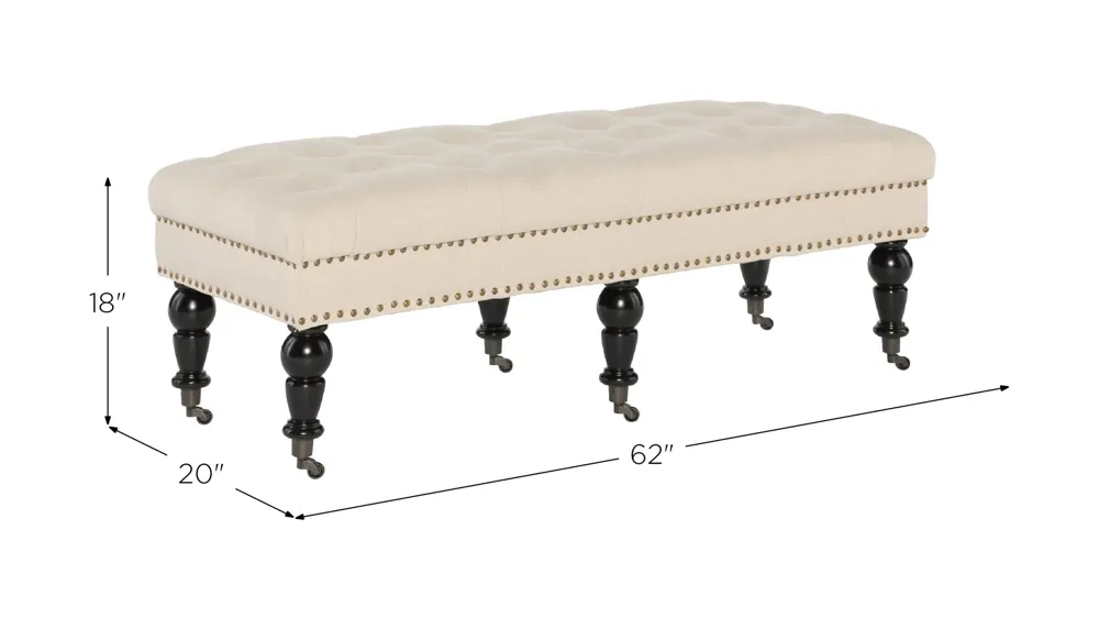Isabelle Bench Dimensions