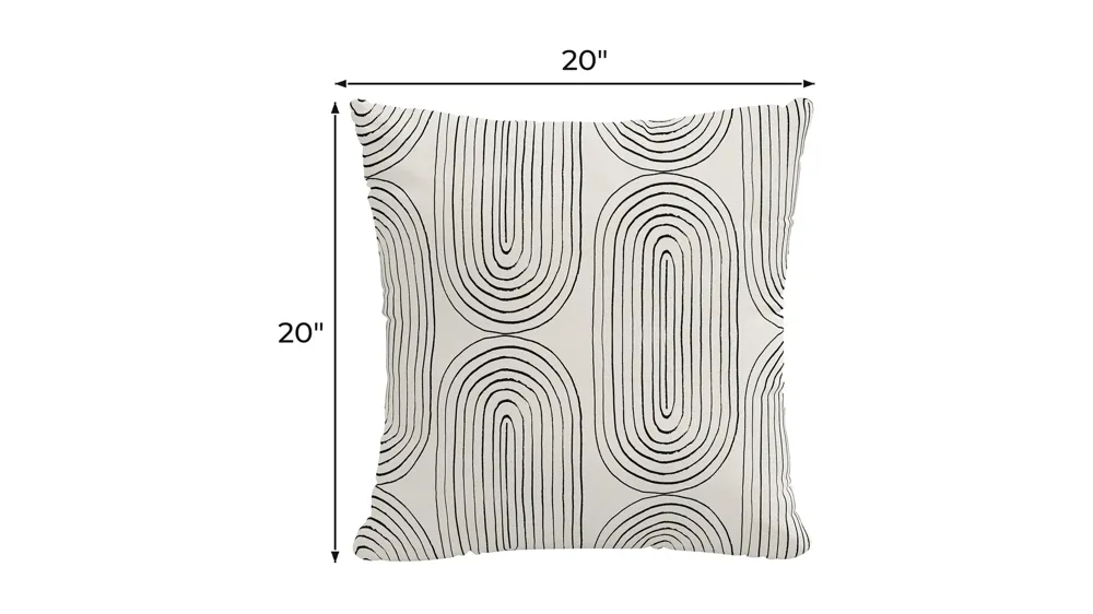 20" Outdoor Oblong Pillow Dimensions