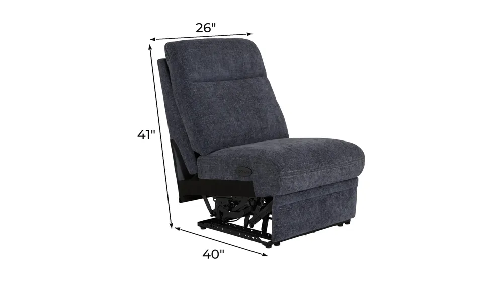 Enbridge Armless Dual Power Recliner Dimensions