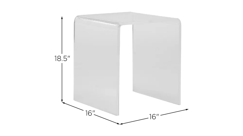 Veobreen 16" Side Table Dimensions