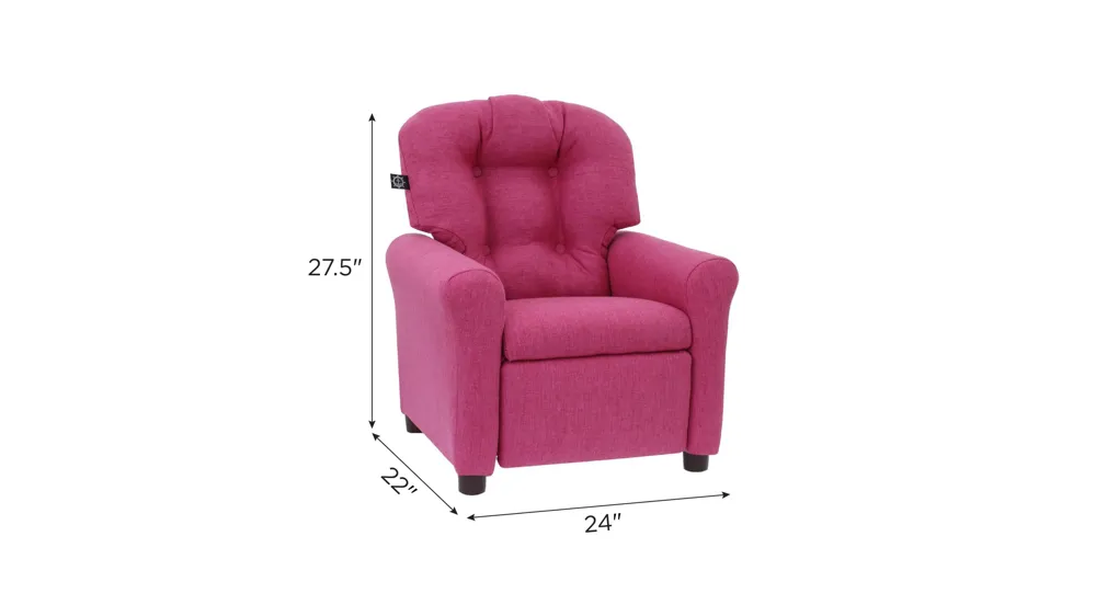 The Crew Kids Recliner Dimensions
