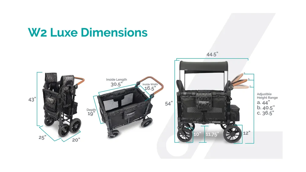 Lux Premium Double Wagon Dimensions
