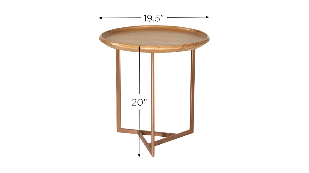 Knickerbocker Round End Table Dimensions