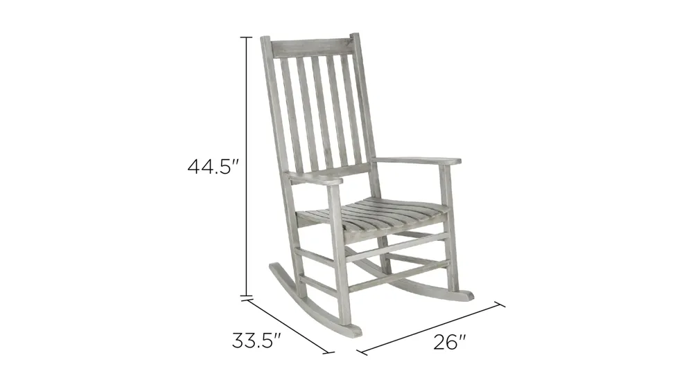 Shasta Outdoor Rocking Chair Dimensions