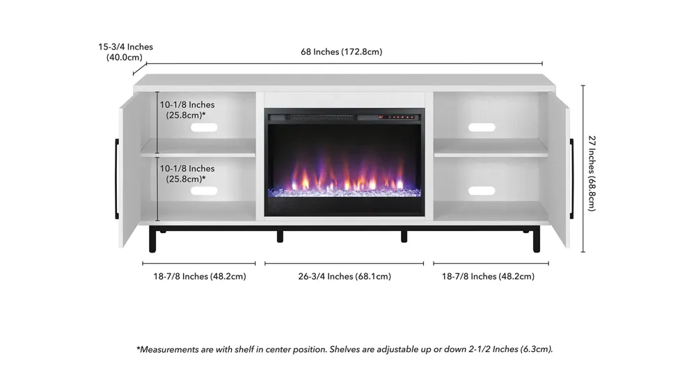 Julian TV Stand Dimensions