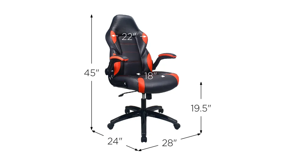 PLAYR Gaming Chair Dimensions