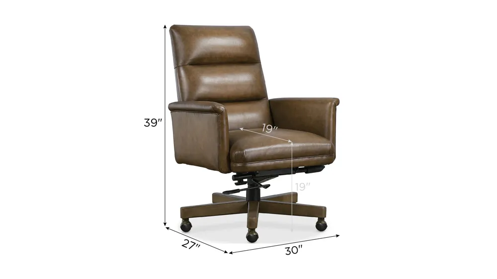 Starling Executive Swivel Tilt Chair Dimensions