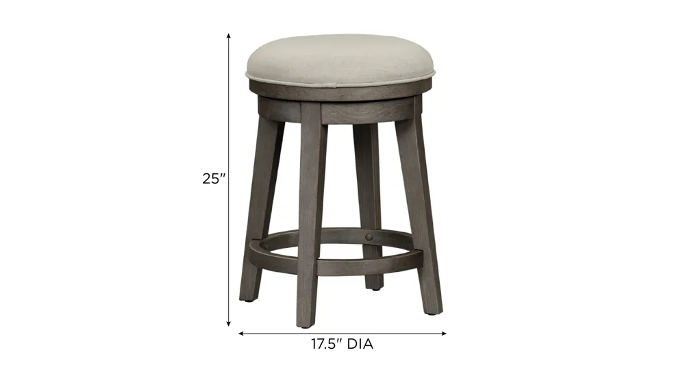Marguerite Swivel Stool Dimensions