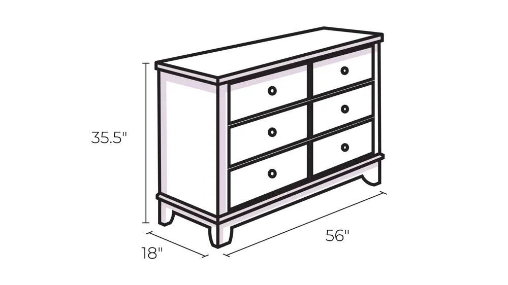 Sedona Dresser Dimensions