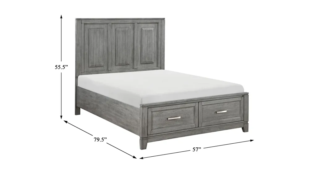 Faustina Platform Storage Bed Dimensions