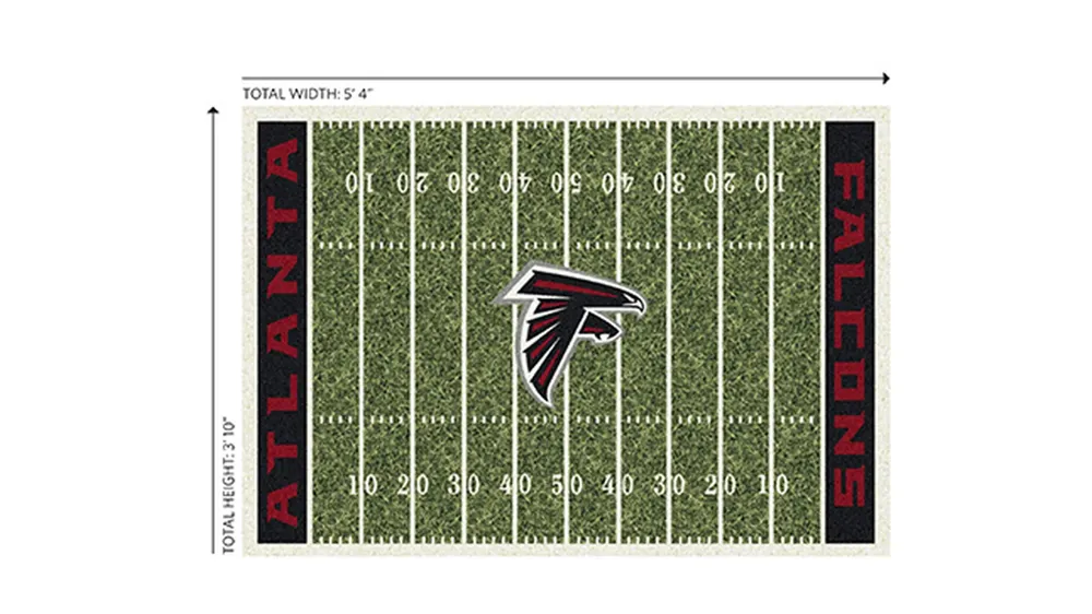 NFL Homefield Rug Dimensions