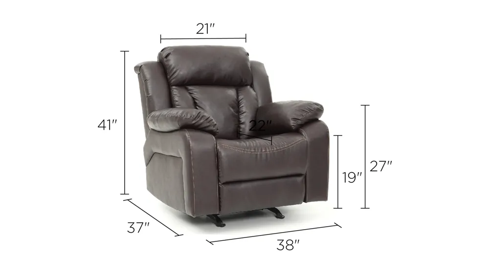 Daria Recliner Dimensions