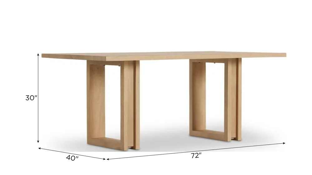 Carmel Dining Table Dimensions