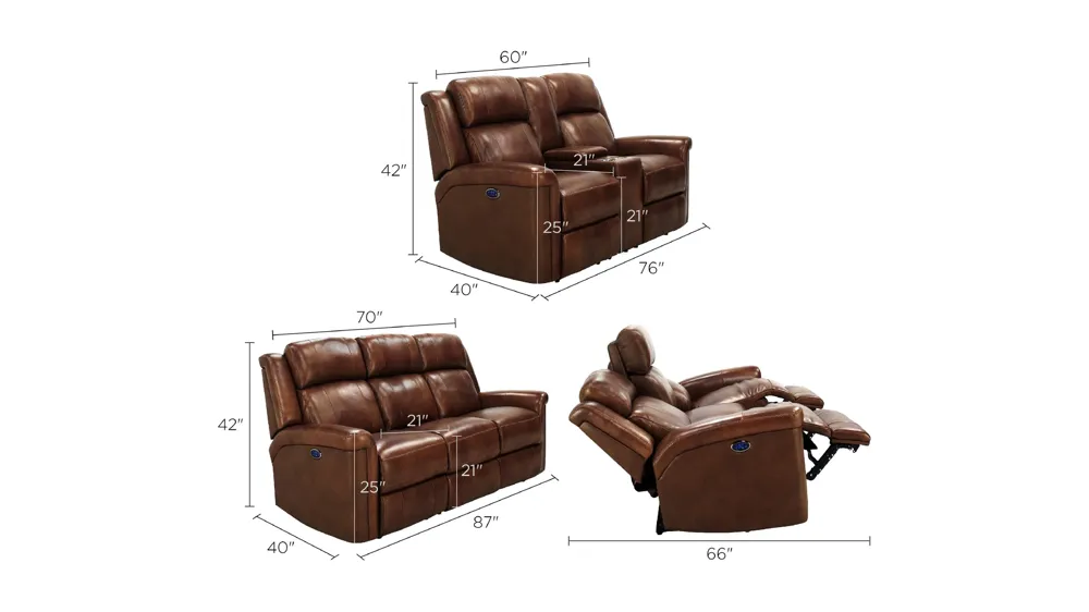 Richfield Living Room Set Dimensions