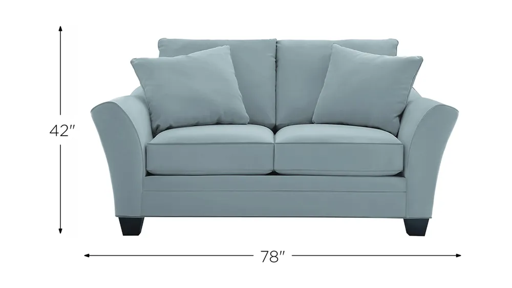 Briarwood Loveseat Dimensions
