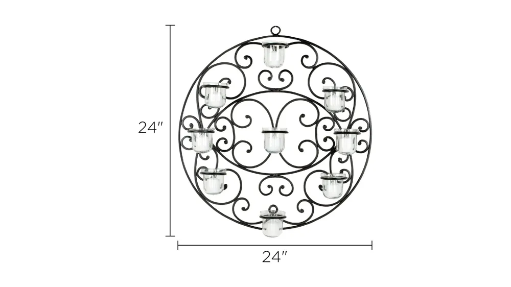 Tea Light Wall Decor Dimensions