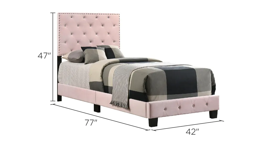 Suffolk Upholstered Panel Bed Dimensions