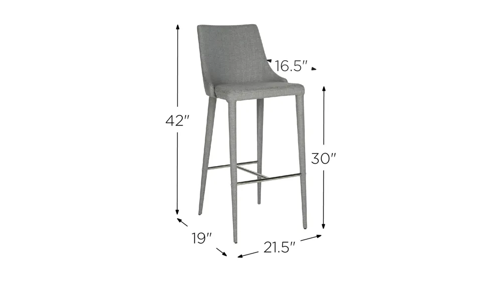 Norsi Bar Stool Dimensions