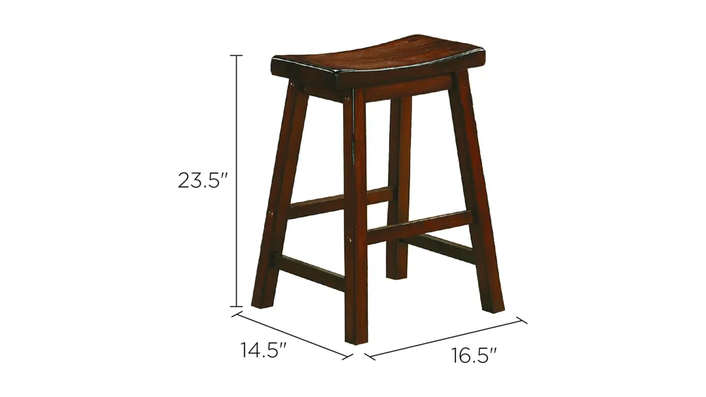 Goya Counter-Height Stool - Set of 2 Dimensions