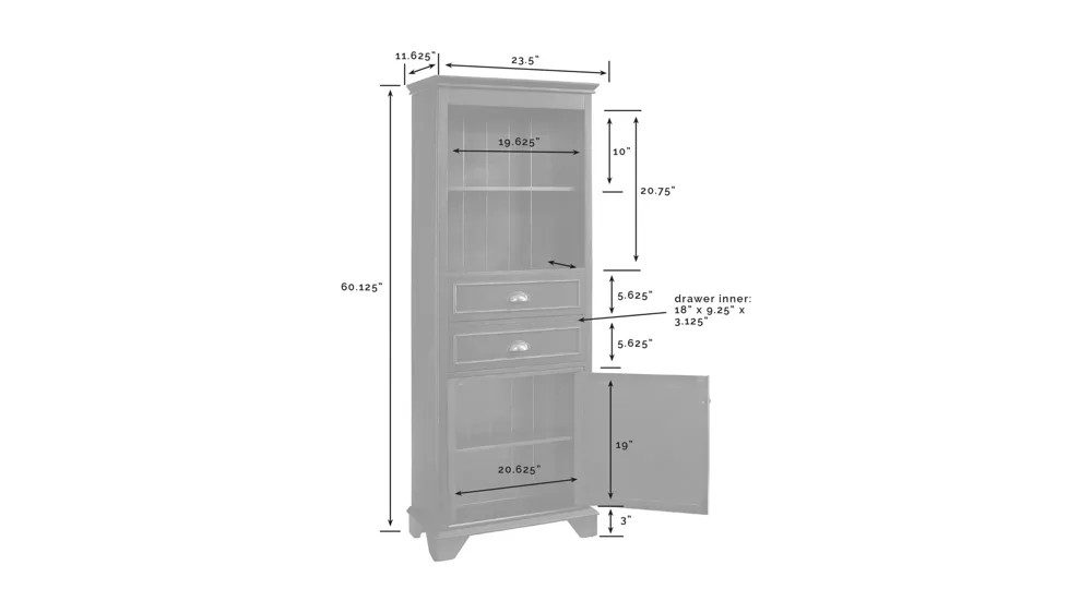 Lydia Tall Cabinet Dimensions