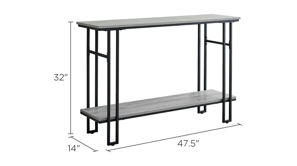 Parker Rectangular Console Table Dimensions