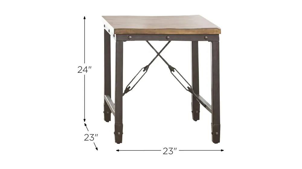 Ashford End Table Dimensions