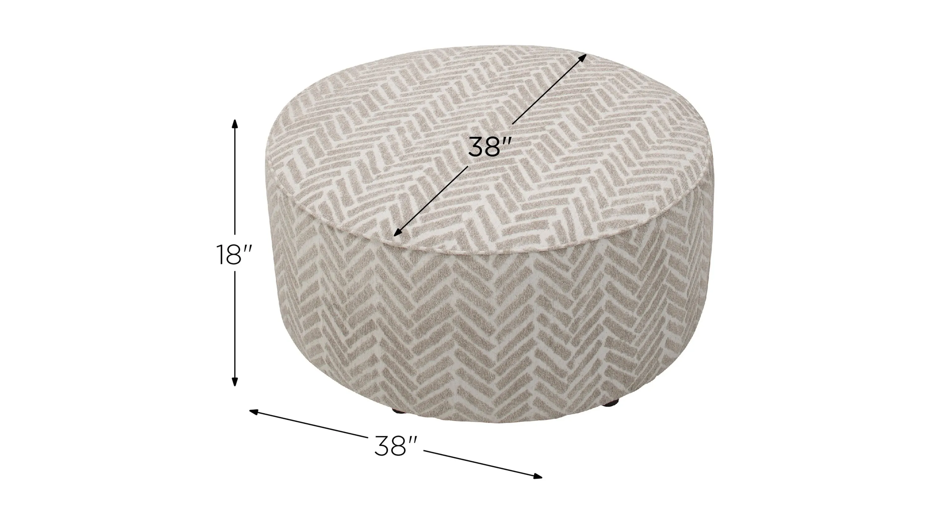 Tatum Cocktail Ottoman | Raymour & Flanigan