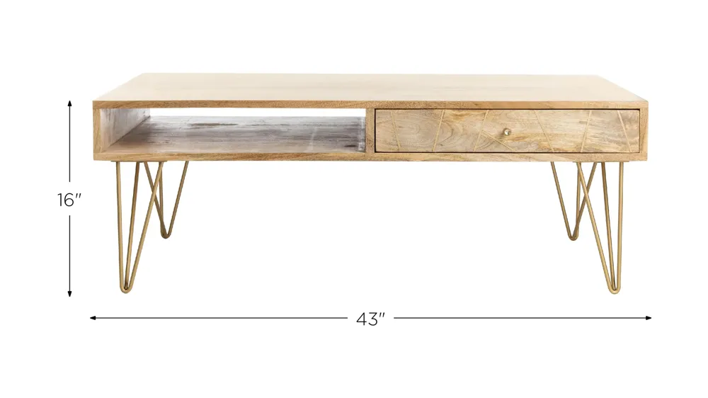Aviator Coffee Table Dimensions