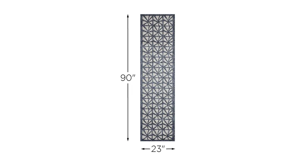 Carmel Tonga Tile Indoor/Outdoor Rug Dimensions