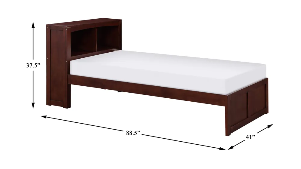 Belisar Bookcase Bed Dimensions