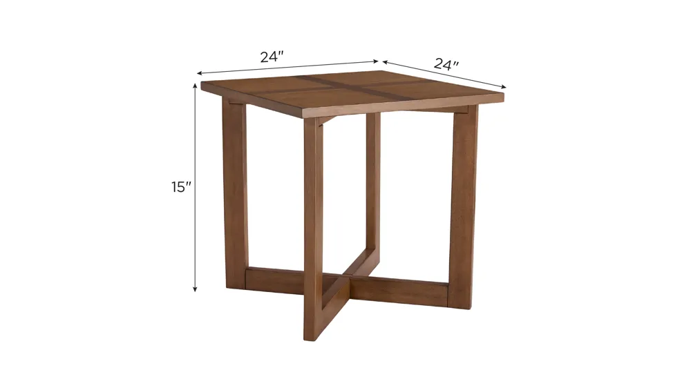 Beau End Table Dimensions
