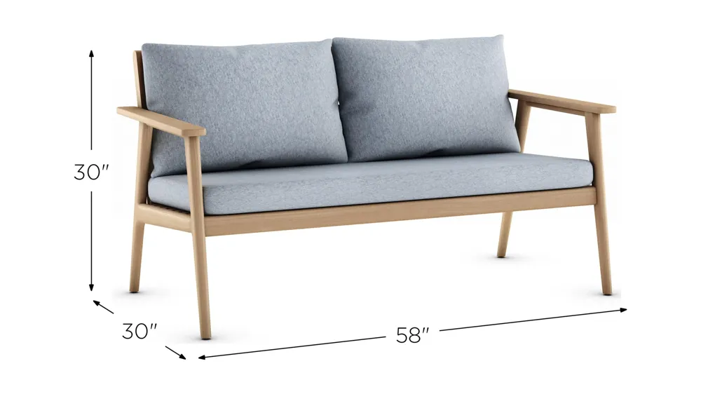 Rhodes Outdoor Sofa Dimensions