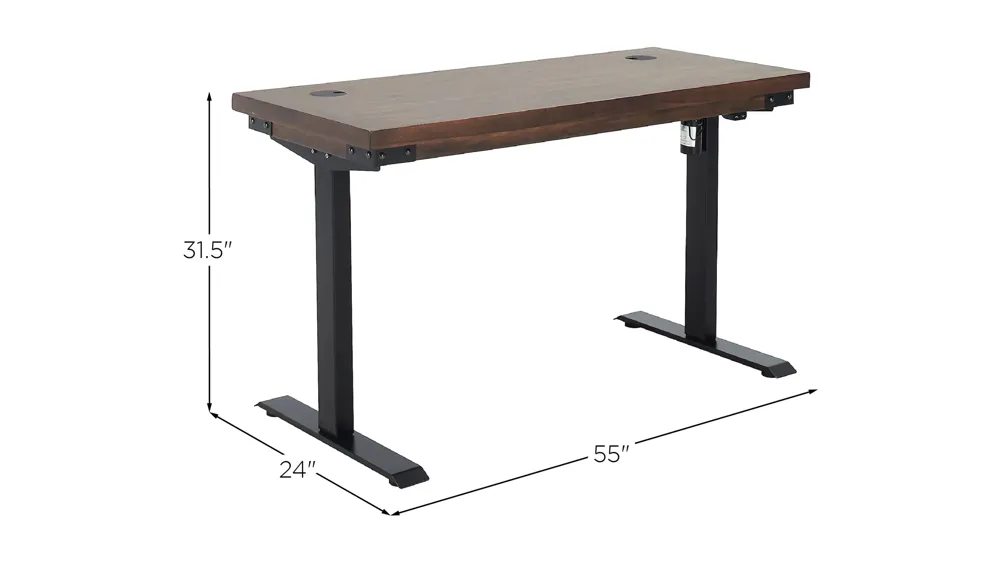 Pepperdine Sit/Stand Desk Dimensions