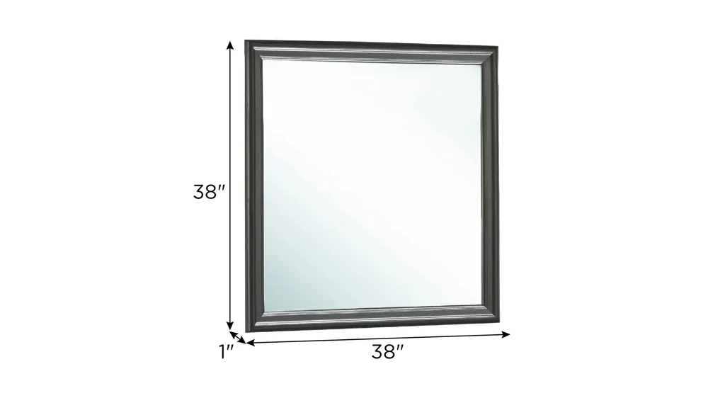 Rossie Bedroom Dresser Mirror Dimensions