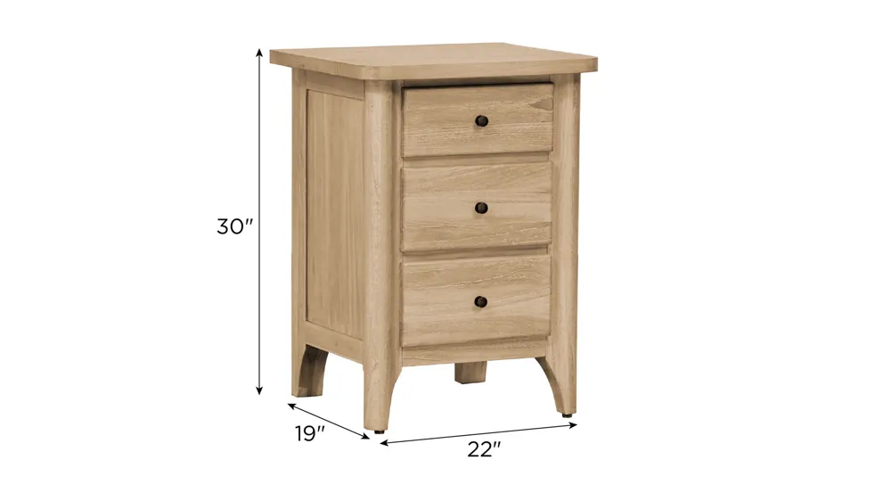 Savannah 25" Nightstand Dimensions