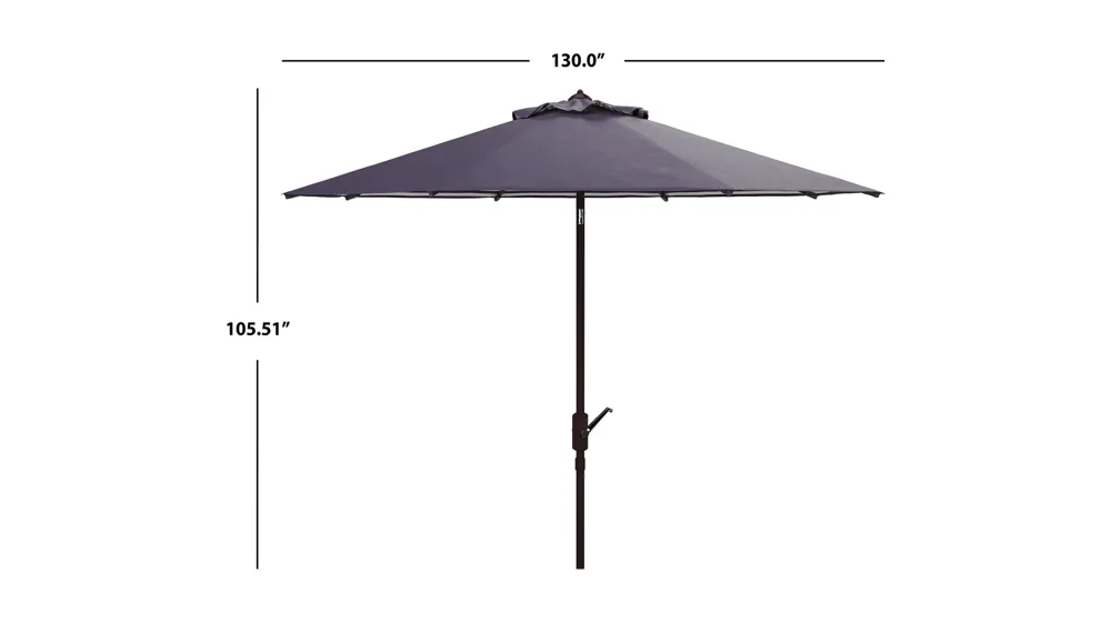 Shay Outdoor Crank Umbrella Dimensions