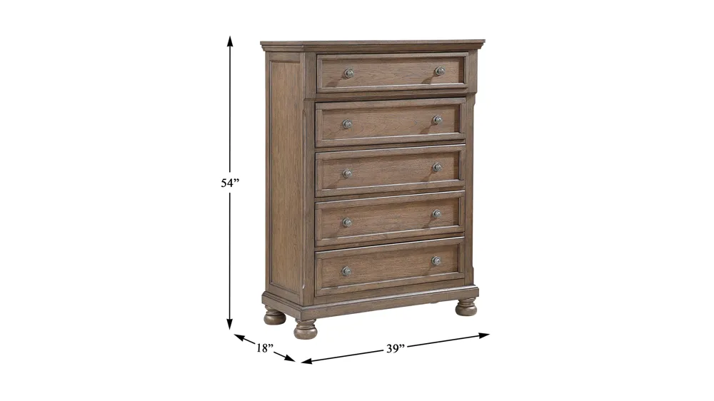 Donegan Bedroom Chest Dimensions
