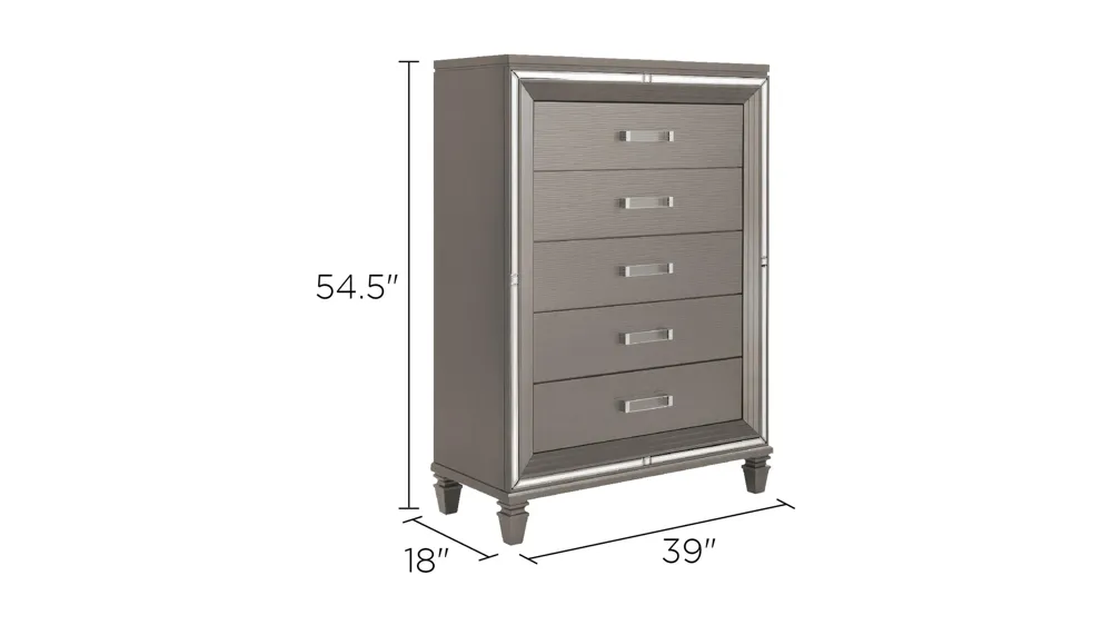 Selena Bedroom Chest Dimensions