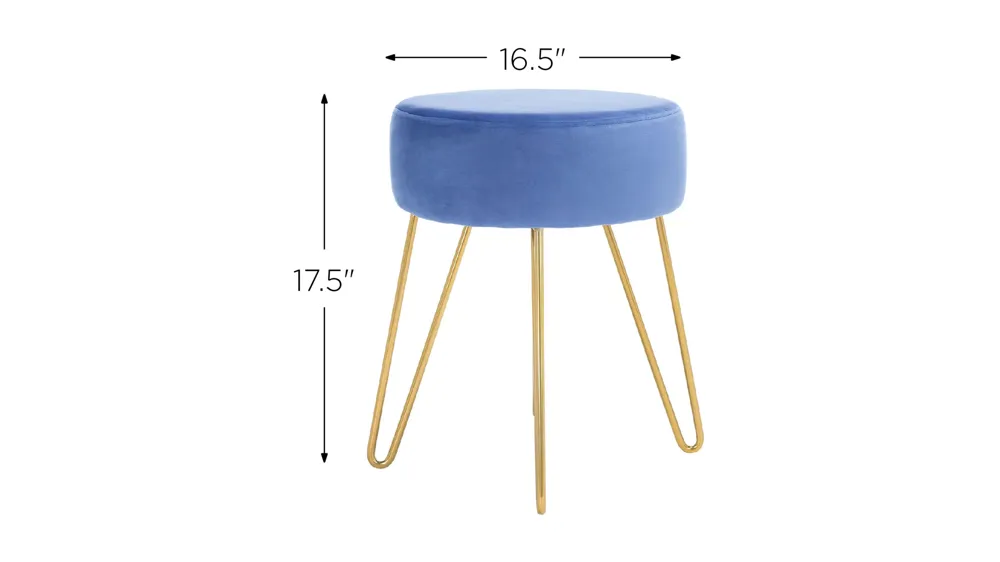Makalo Round Ottoman Dimensions