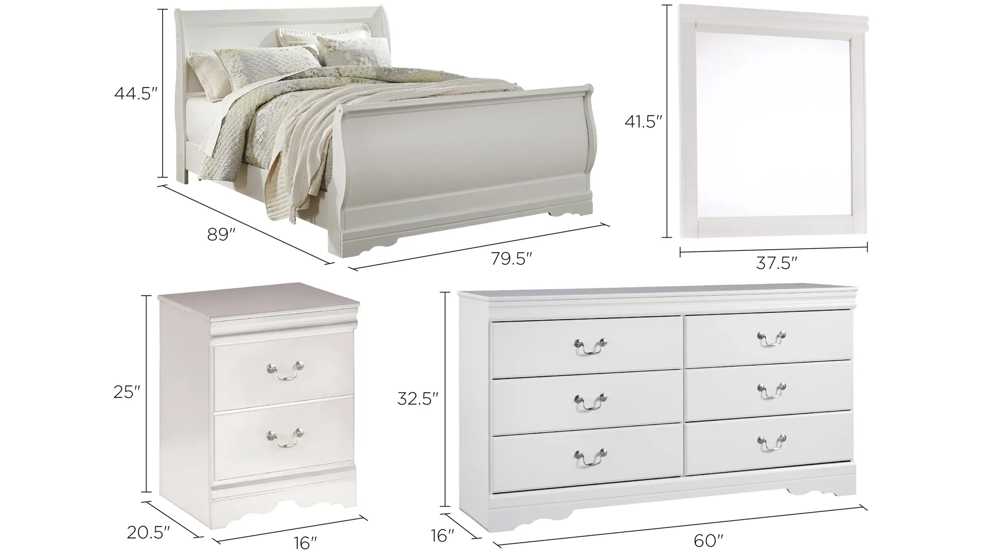 Anarasia 4-pc. Bedroom Set