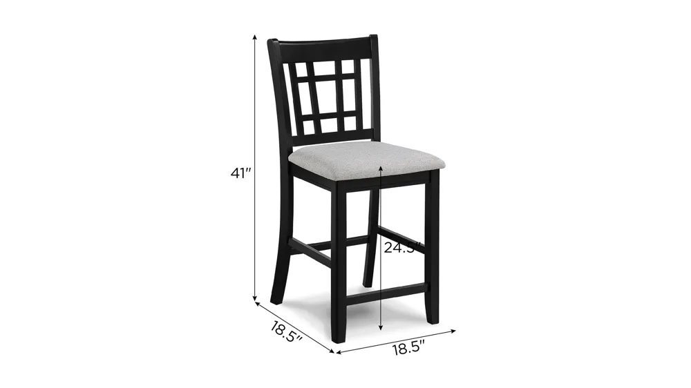 Hartwell Barstool- Set of 2 Dimensions