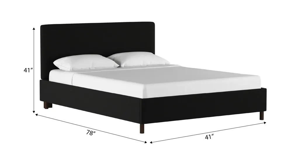 Valerie Platform Bed Dimensions