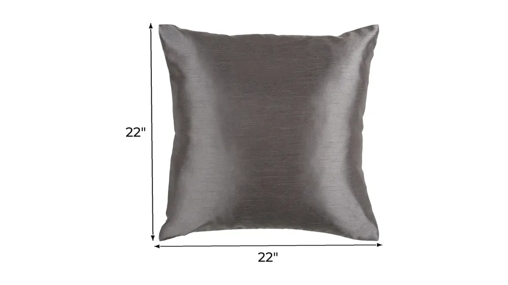 Solid Luxe 22" Down Throw Pillow Dimensions