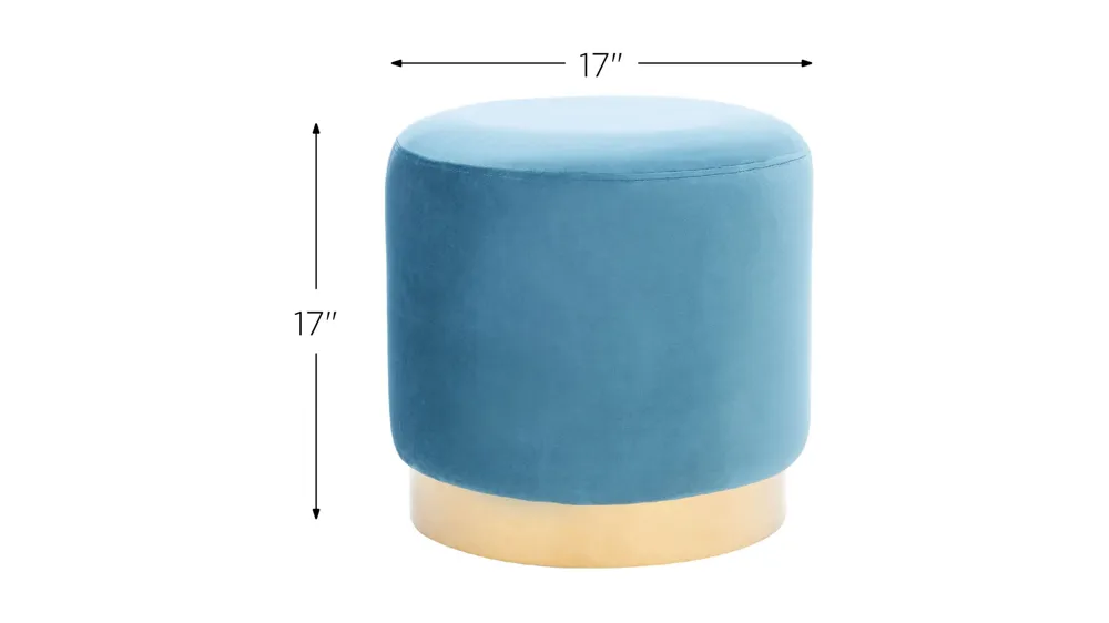 Kumani Round Ottoman Dimensions