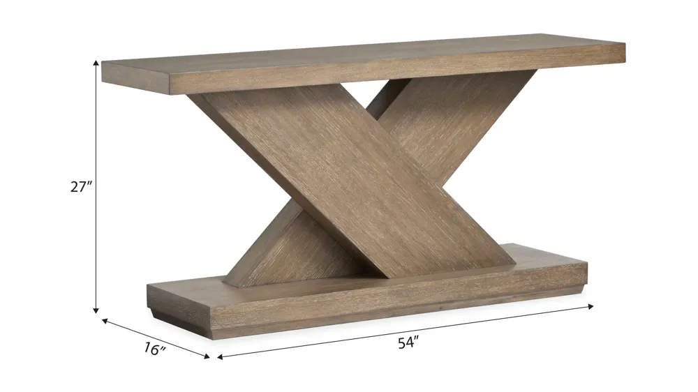 Oxer Rectangular Coffee Table w/ Casters Dimensions