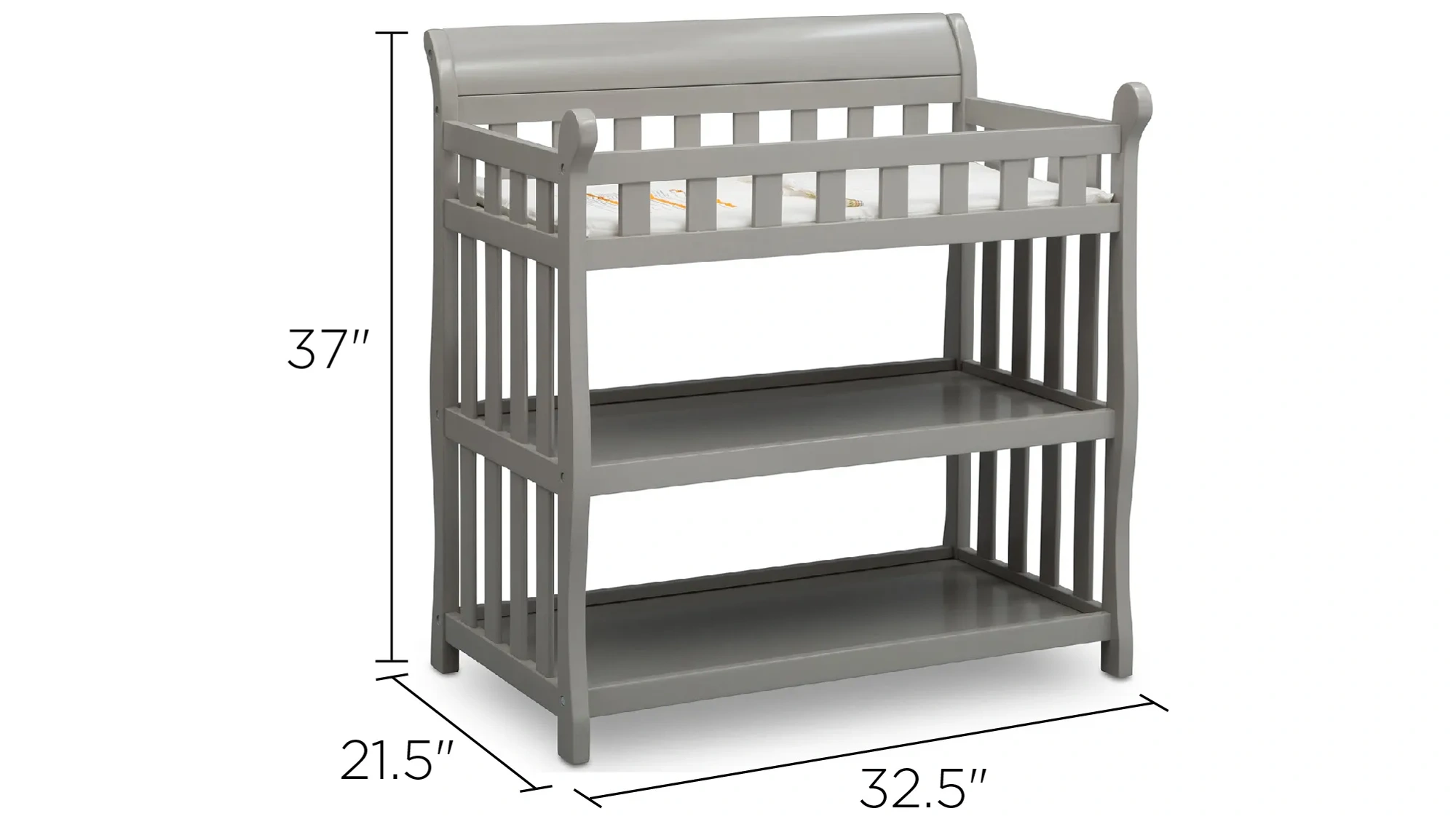 Delta eclipse changing table outlet