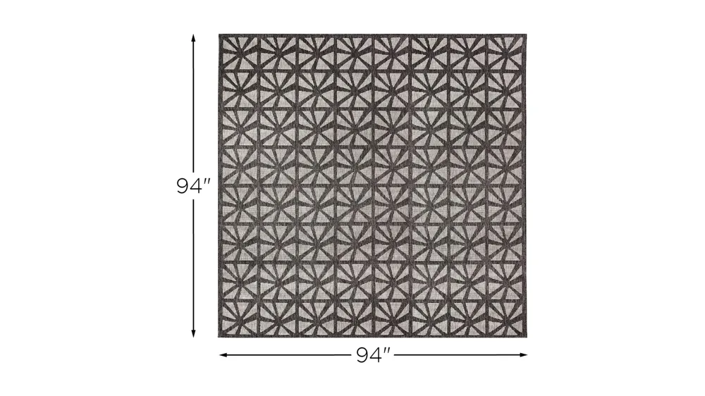 Carmel Tonga Tile Indoor/Outdoor Rug Dimensions