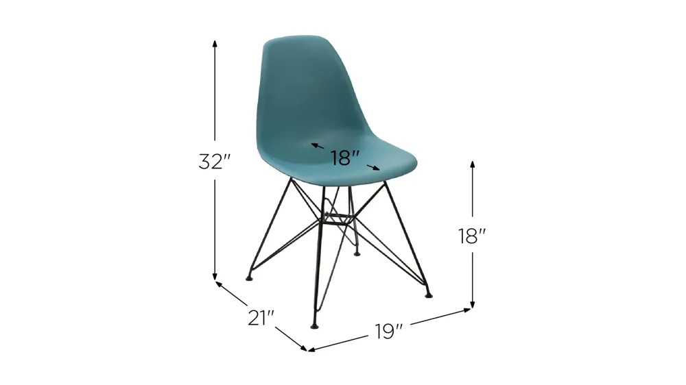 Crossroads Rostock Dining Chair Dimensions