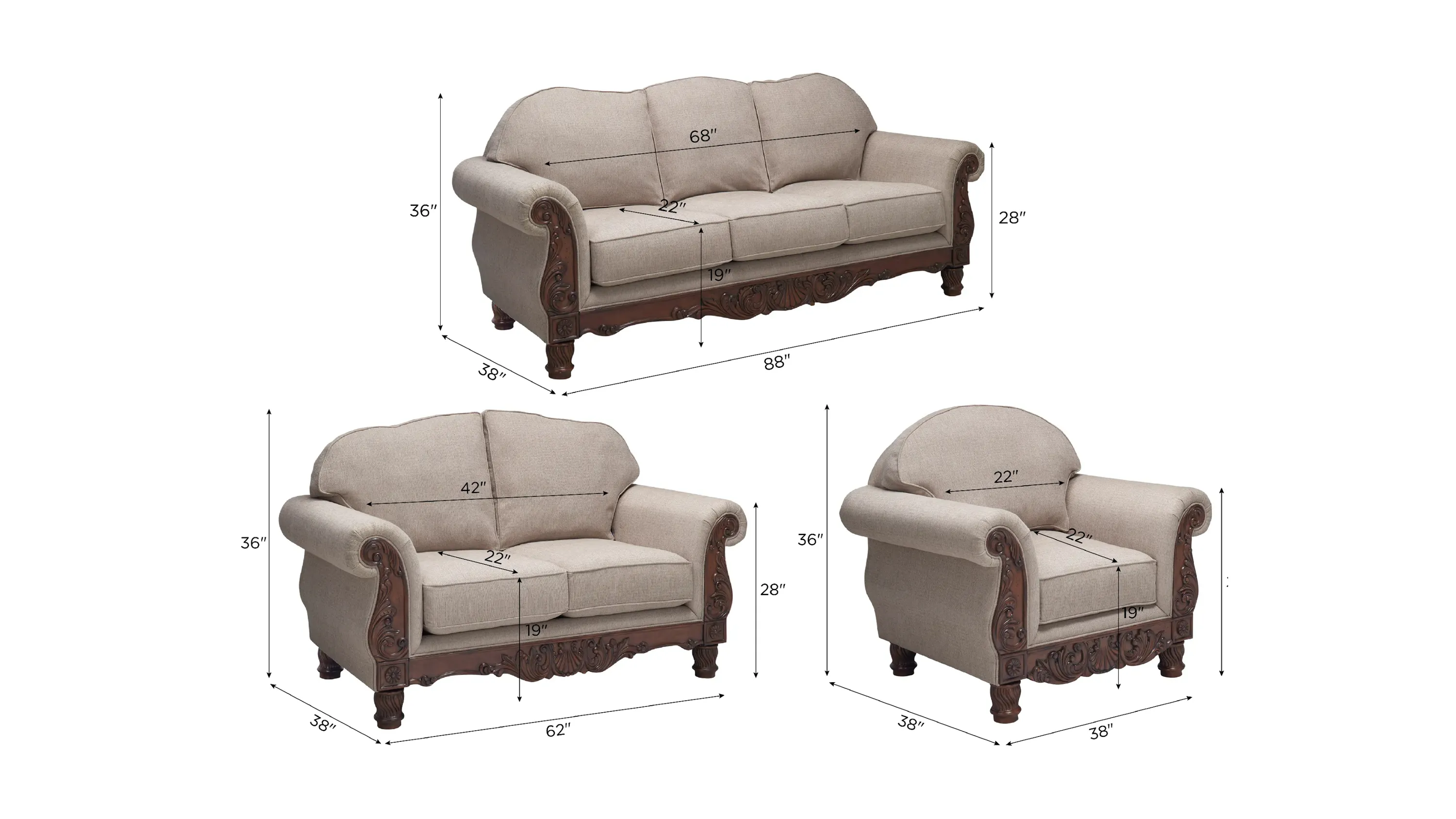 Palazzo Living Room Set | Raymour & Flanigan