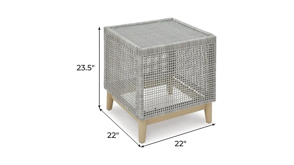 Seton Creek Outdoor End Table Dimensions
